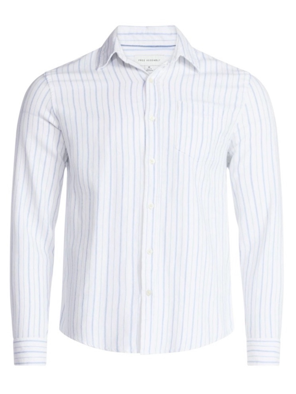 Button Front Flannel Shirt for Men from Free Assembly